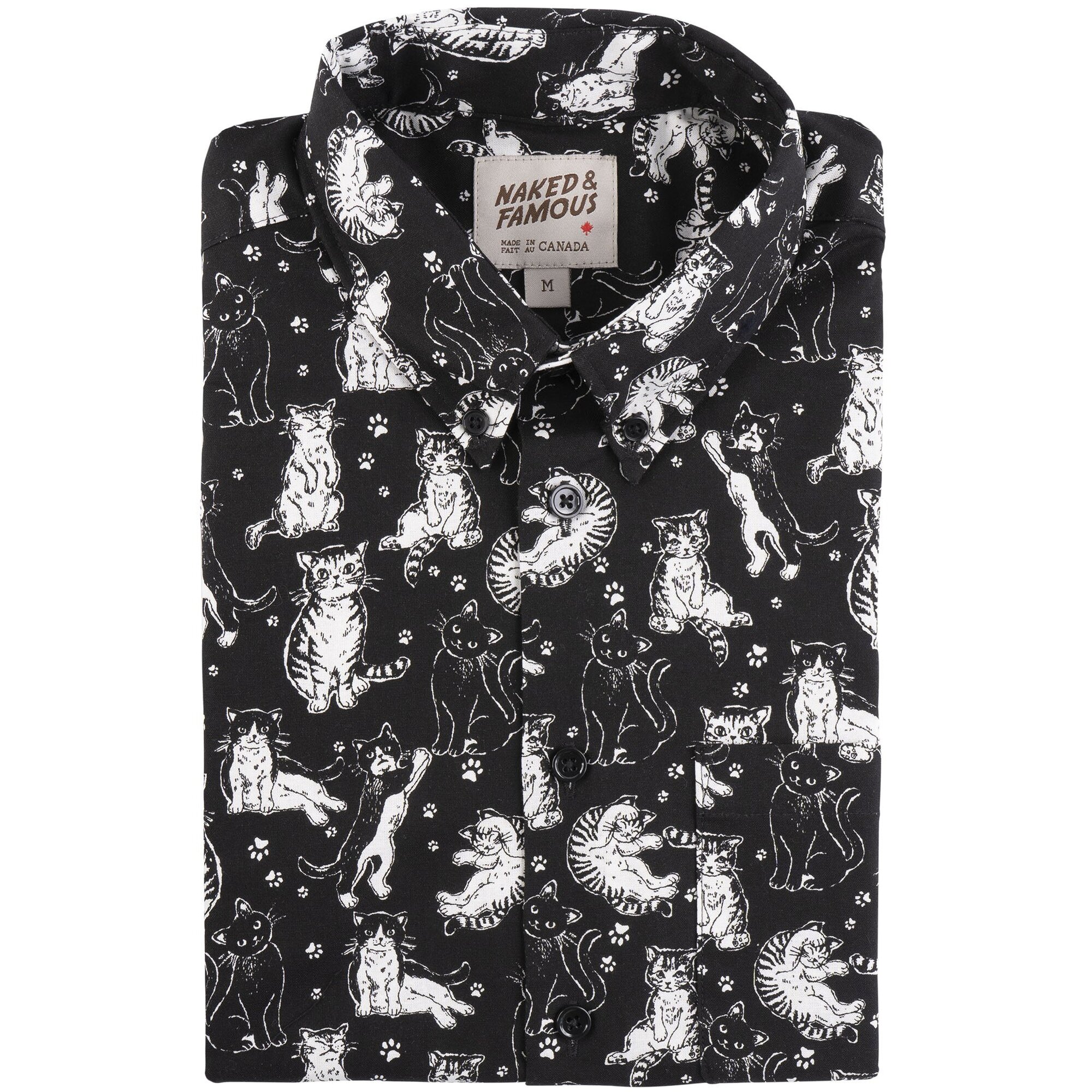 Naked and store famous cat shirt