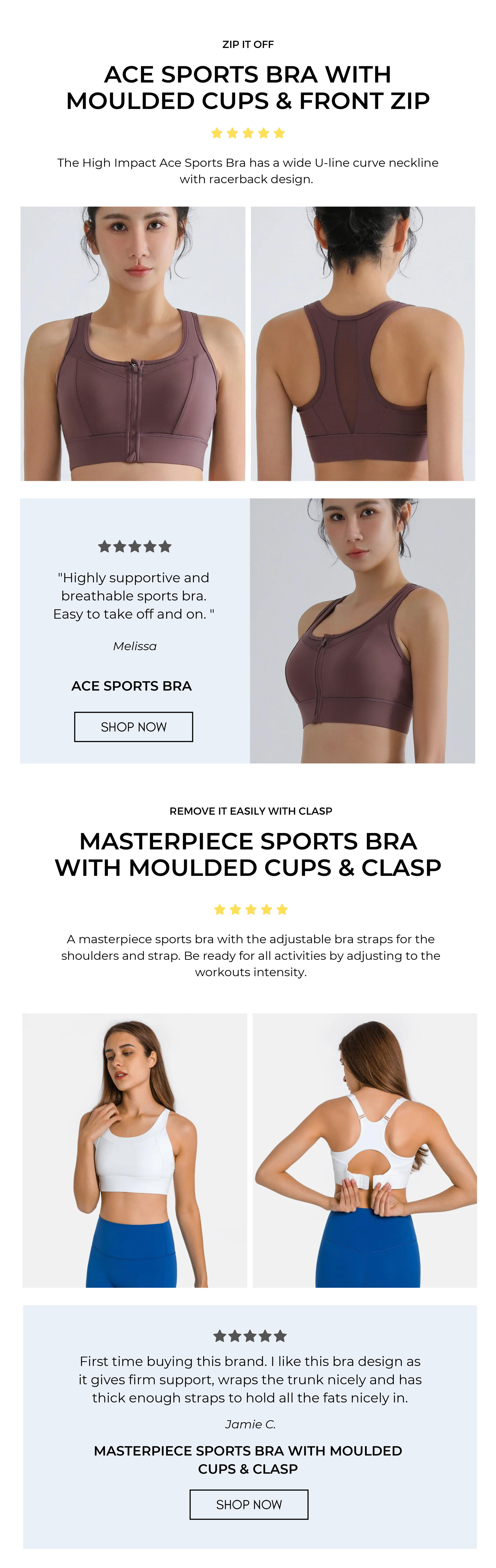🤩 Revealing The New Drops For Effortless Sports Bras Removal