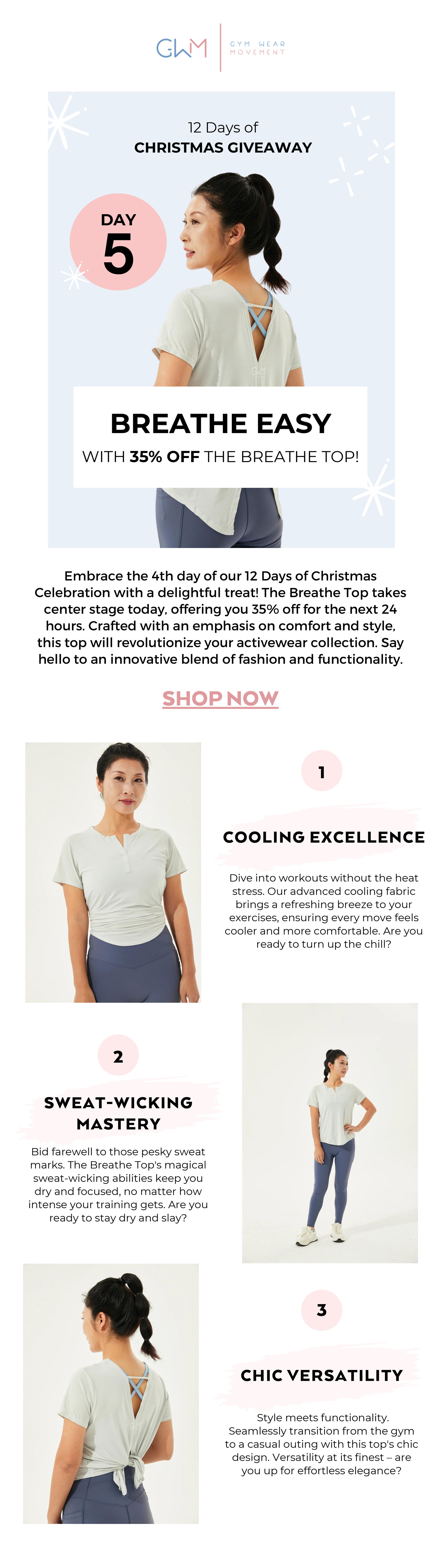 Meet the Breathe Top Your New Hot Crush🔥 Gym Wear Movement