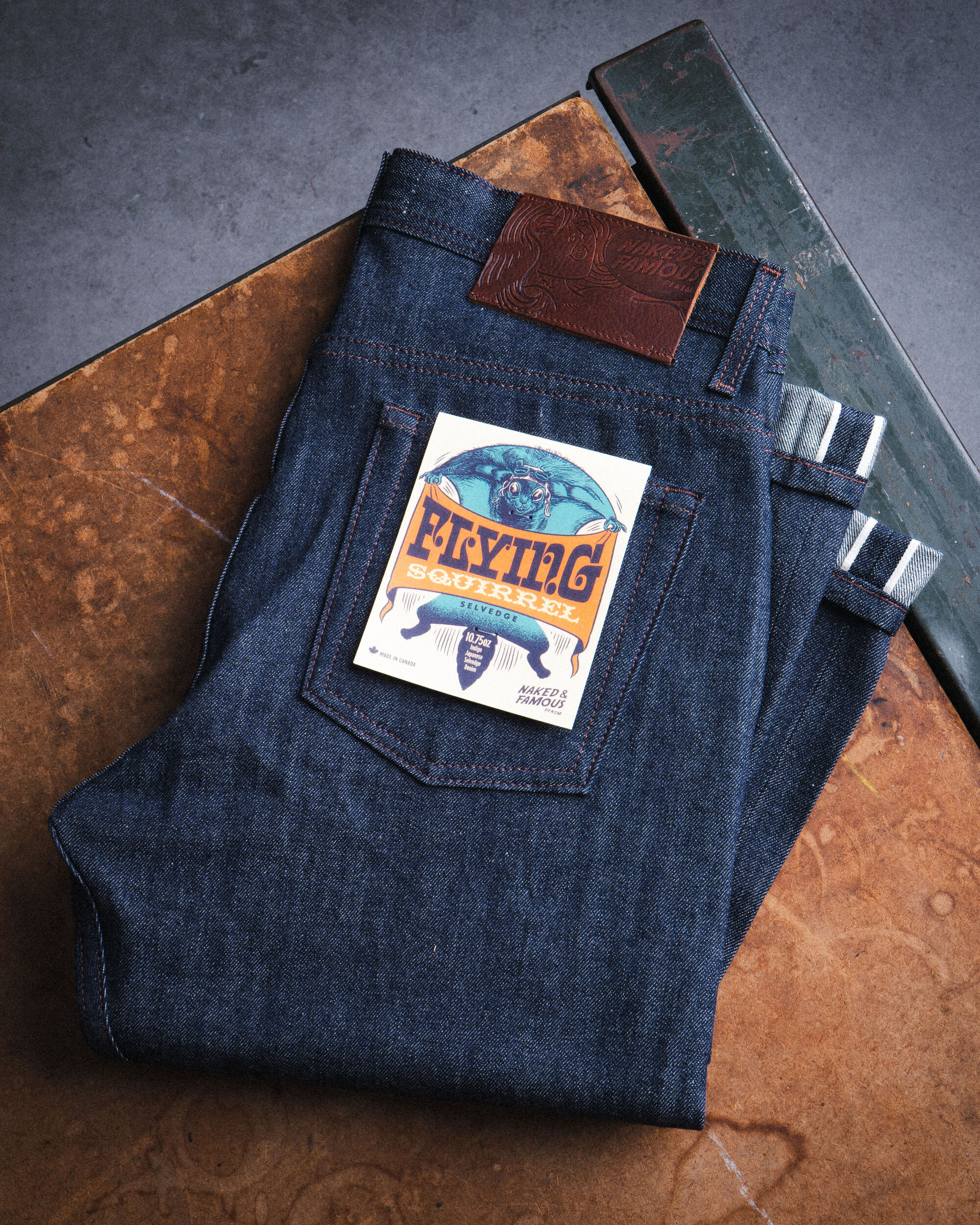 Flying Squirrel Selvedge 1