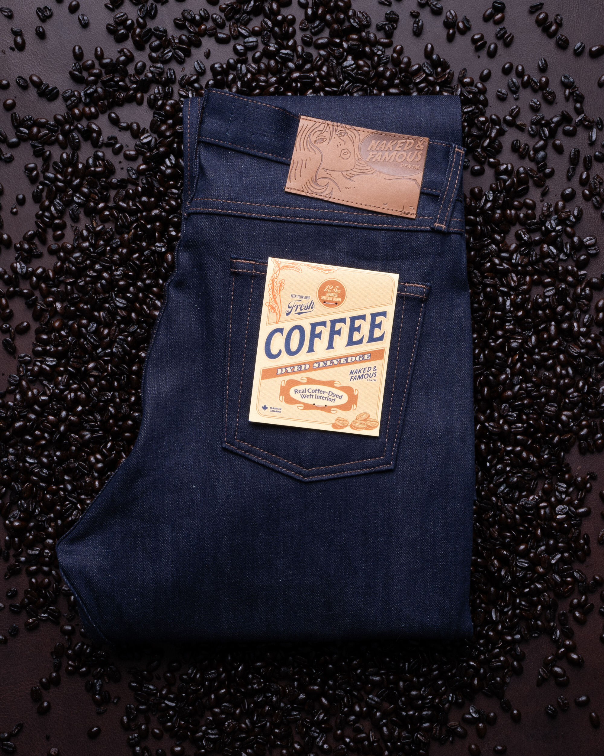 Coffee Dyed Selvedge