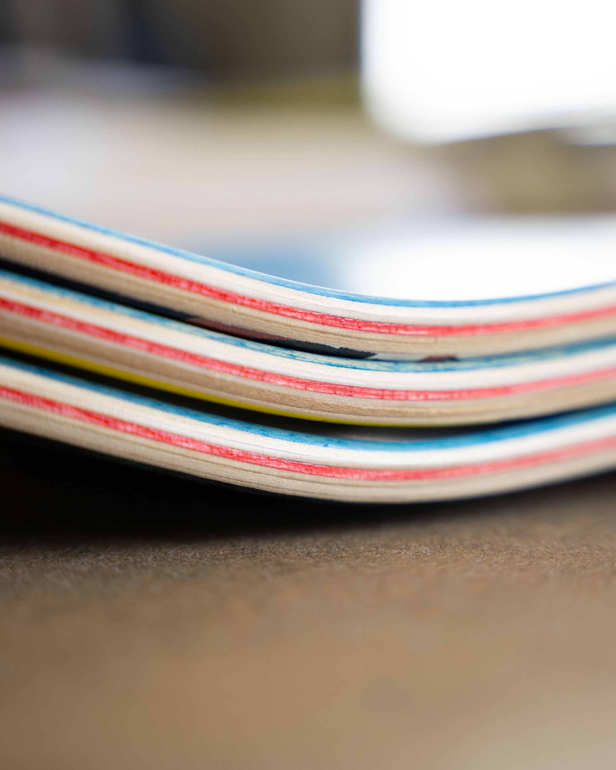 Naked & Famous Denim skateboard deck artwork